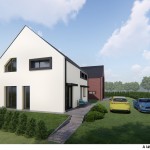 Nappali + 3 szobás újépítésű ikerház eladó